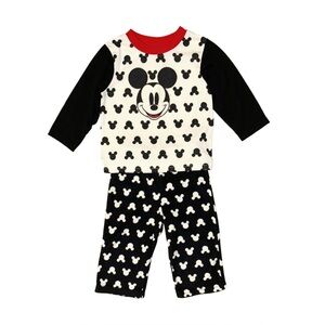 DISNEY Baby Girl Two Piece Pajama Set Size 18 Months